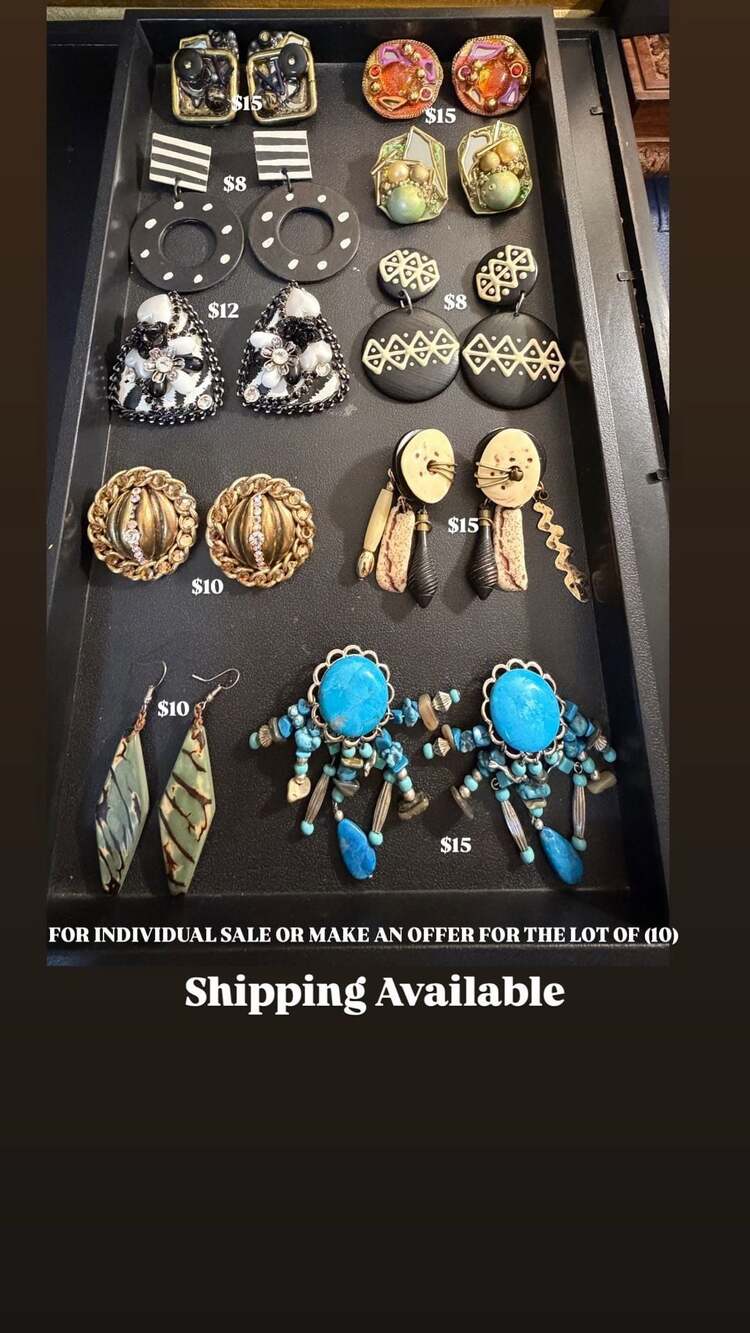 Vintage Statement Earring Collection